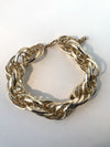 Gold Spiral link bracelet