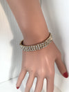 Gold Rhinestone stretch bracelet