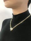 Gold heart necklace