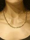 Gold rope necklace