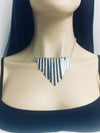 Silver Triangle geomertic necklace