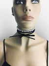 Silver bling Rhinestone choker