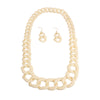 Long Ivory Link Necklace