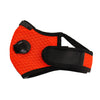 Orange Mesh Sports Mask