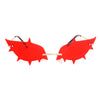 Red Rimless Spike Sunglasses