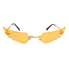 Yellow Wings in Flight Sunglasses