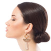 Cream Tassel Tortoiseshell Earrings