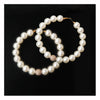 Pearl and Pave Rhinestone Hoops