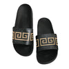 Size 10 Designer Black Slides