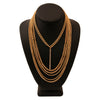 Multi Layer Gold Chain Bar Choker