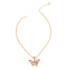 Multi Color Flutter Mini Butterfly Necklace