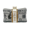 Black Bling Banded Cash Luxury Clutch