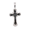 Black Stainless Steel Cross Pendant